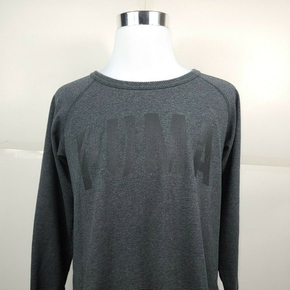 Puma Boatneck Woman's Dry Cell Gray Sweatshirt - Picture 1 of 10